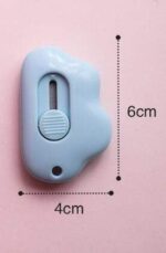 WOIWO 3PCS Mini Cloud Portable Box Cutter Cute Paper Cutter Cutting Paper Blade Office School Supplies Stationery Gift - Image 2