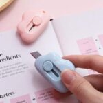 WOIWO 3PCS Mini Cloud Portable Box Cutter Cute Paper Cutter Cutting Paper Blade Office School Supplies Stationery Gift - Image 3