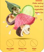 YRS Freeze-Dried Fruit Crispy Fresh Healthy Snacks Food Vegetables Banana Jelly Fruit frozen mixed Strawberry (Easy Carry Bag 125g-4 PACK) - Image 3