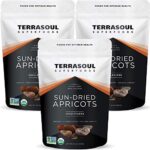 Terrasoul Superfoods Organic Sun-Dried Apricot 6lb Bundle (3-2lb Resealable Packages)
