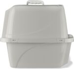 Van Ness Pets Odor Control Large Enclosed Cat Litter Box, Hooded, Pearl, CP6 - Image 3