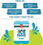 Healthy Packers Ice Packs for Coolers - Freezer Packs - Original Cool Pack | Cooler Accessories for the Beach, Camping and Fishing | Slim & Long-Lasting Reusable Ice Pack for Lunch Box (Set of 4) - Image 2