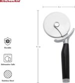 KitchenAid Classic Pizza Wheel, 9-Inch, Black - Image 2