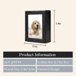 PCS Paw Print Kit, Dog Gifts, Clay Pawprints Keepsake for Dog and Cat, Dog Print Kit-Black - Image 3