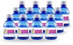 AQUAWAWA Nursery Water for Babies 12 Pack 8 oz Bottles Purified Vapor Distilled | Single Serve | Lightweight for Diaper Bag | BPA, Fluoride, Chemical and Mineral Free | Dr Recommended, Clean, Fresh