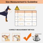 Juvielich Soft Dog Cone Collar for Medium Large Dogs Comfy Cones to Stop Licking Protective Collar for Dog After Surgery Anti-Bite Lick, Adjustable Recovery Elizabethan Dog Collar 1 Pcs(Neck:14-18in) - Image 3