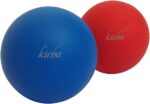 Kieba Massage Lacrosse Balls for Myofascial Release, Trigger Point Therapy, Muscle Knots, and Yoga Therapy. Set of 2 Firm Balls (Blue and Red)