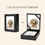 PCS Paw Print Kit, Dog Gifts, Clay Pawprints Keepsake for Dog and Cat, Dog Print Kit-Black - Image 2