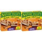Nature Valley Granola Bars Sweet and Salty Nut Roasted Mixed Nut, 1.2 Oz, 6 Ct (Pack of 2)