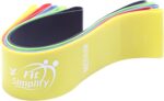 Fit Simplify Resistance Loop Exercise Bands with Instruction Guide and Carry Bag, Set of 5 - Image 3