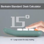 Calculators, Benkaim Desk Calculator,Basic Standard Calculator,12 Digit Large LCD Display Big Button Calculator for School, Home & Business Use(Beige) - Image 3
