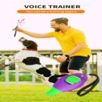 Dog Training Clicker with Whistle and Wrist Strap - Positive Behavior Reinforcer for Pets - All Ages, Puppy and Adult Dogs - Use to Reward and Train - Dog Whistle Included (Purple) - Image 3
