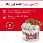 David Cookies Sweet Treats Gourmet Assorted Cookies Bucket with Thin Crispy Cookies and Butter Pecan Meltaways Gourmet Treats - Delicious Traditional Recipes - Ideal Gift To Family And Friends 1.3 Lbs - Image 2