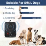 Anti Barking Device, Auto Dog Barking Control Devices with 3 Modes, Waterproof Bark Dog Deterrent Box, Rechargeable Ultrasonic Dog Barking Deterrent for Indoor & Outdoor Dogs, Safe for Dogs & People - Image 3