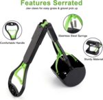 Sunkoon 28inch Non-Breakable Pooper Scooper for Dogs, Long Handle Foldable Portable Dog Scooper with High Strength Durable Spring, Easy to Pick Up for Grass and Gravel - Image 3