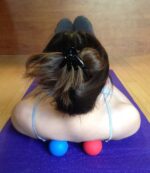 Kieba Massage Lacrosse Balls for Myofascial Release, Trigger Point Therapy, Muscle Knots, and Yoga Therapy. Set of 2 Firm Balls (Blue and Red) - Image 3