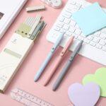 17 Pcs Bible Highlighters and Pens No Bleed Through Aesthetic Stationary Set 12 Pastel Highlighter Colored Markers 5 Cute Gel Pens for Journaling Planner Study School Office Supplies (Smart Style) - Image 3