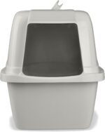 Van Ness Pets Odor Control Large Enclosed Cat Litter Box, Hooded, Pearl, CP6 - Image 2