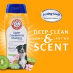 Arm & Hammer Super Deodorizing Shampoo For Dogs - Odor Eliminating Dog Shampoo For Smelly Dogs & Puppies With Arm & Hammer Baking Soda -- Kiwi Blossom Scent, 20 Fl Oz - Image 3