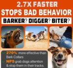 2023release Dog Bark Deterrent Device, Stops Bad Behavior: barking, jumping, aggression- No need to yell or swat, point to the dog, hit the button - Pet corrector, Best Alternative to Anti bark collar - Image 3