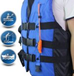 LuxoGear Emergency Whistles with Lanyard Safety Whistle Survival Shrill Loud Blast for Kayak Life Vest Jacket Boating Fishing Boat Camping Hiking Hunting Rescue Signaling Kids Lifeguard Plastic 2 Pack - Image 3