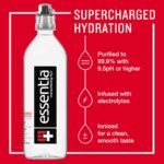 Essentia Bottled Water, Ionized Alkaline Water; 99.9% Pure, Infused with Electrolytes, 9.5 pH or Higher with a Clean, Smooth Taste, 23.67 Fl Oz (Pack of 24) - Image 2