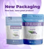 Deep Relaxation Bath Salt 32 Ounces Epsom Salt with Natural Lavender Essential Oil Plus Vitamin C in BPA Free Pouch with Easy Press-Lock Seal - Image 3