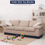 Phildahome Under Couch Blocker for Kid and Pet Toys, Toy Blocker for Under Couch, Fits Standard Couches with Short Legs (132" x 3") - Image 2