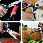 High-Performance Heavy Duty Kitchen Shears Set, 2 Pack, Dishwasher Safe, Perfect for Chicken, Fish, Meat, Vegetables, Herbs, BBQ, and More - Indispensable Helper in Every Kitchen - Image 3