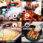 Alpha Grillers Instant Read Waterproof Digital Meat Thermometer for Cooking and Grilling - Image 3