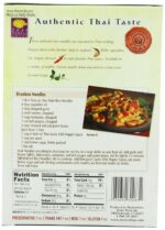 A Taste of Thai Wide Rice Noodles - 16oz Pack of 6 | Use in Stir-fries Soups & Stews | Great Side Dish or Vegan Meal | Gluten-free | No Preservatives | No Trans Fats | No MSG - Image 2