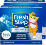 Fresh Step Clumping Cat Litter, Advanced, Extreme Mountain Spring Odor Control, Extra Large, 37 Pounds total (2 Pack of 18.5lb Boxes)