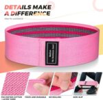 Resistance Bands, Exercise Workout Bands for Women and Men, 5 Set of Stretch Bands for Booty Legs, Pilates Flexbands - Image 2